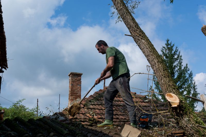 Damaged Roof Replacement